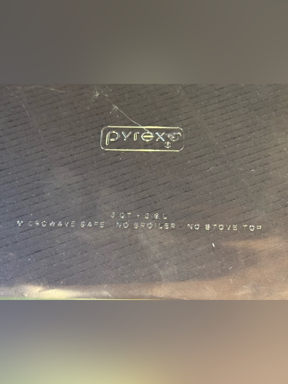 Pyrex 233 Clear 3 QT Glass Rectangular 9x13x2’ deep Baking Dish: Made in USA 🇺🇸 - Picture 5 of 8